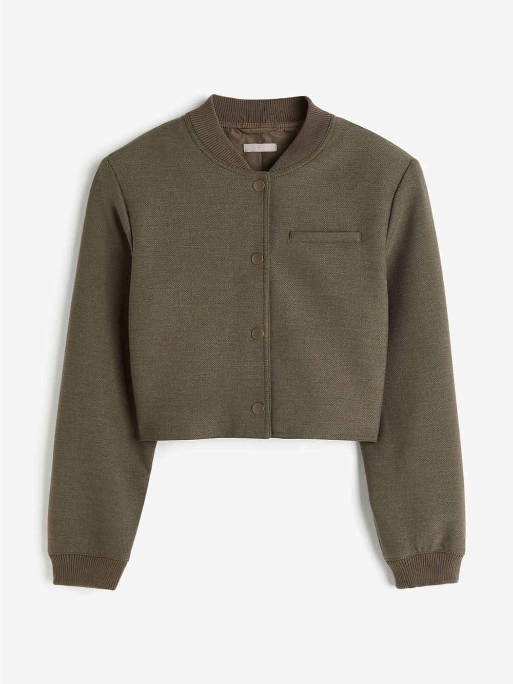 H&M Cropped Bomber Jacket